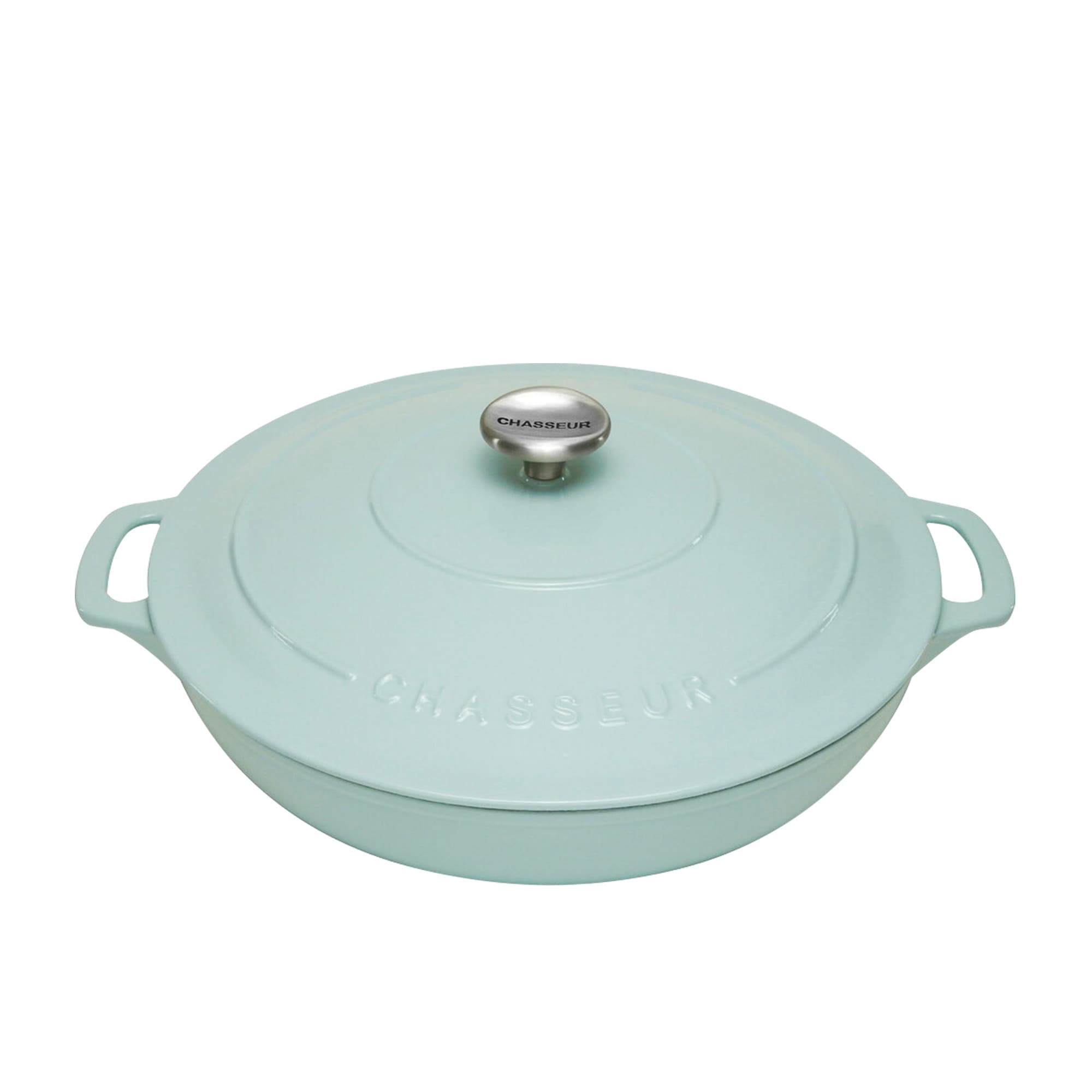Chasseur Round Casserole w/ Lid 30cm-2.5L Blue